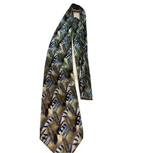 Jerry Garcia Tie Collection 14 Snail Garden  100 % Silk
